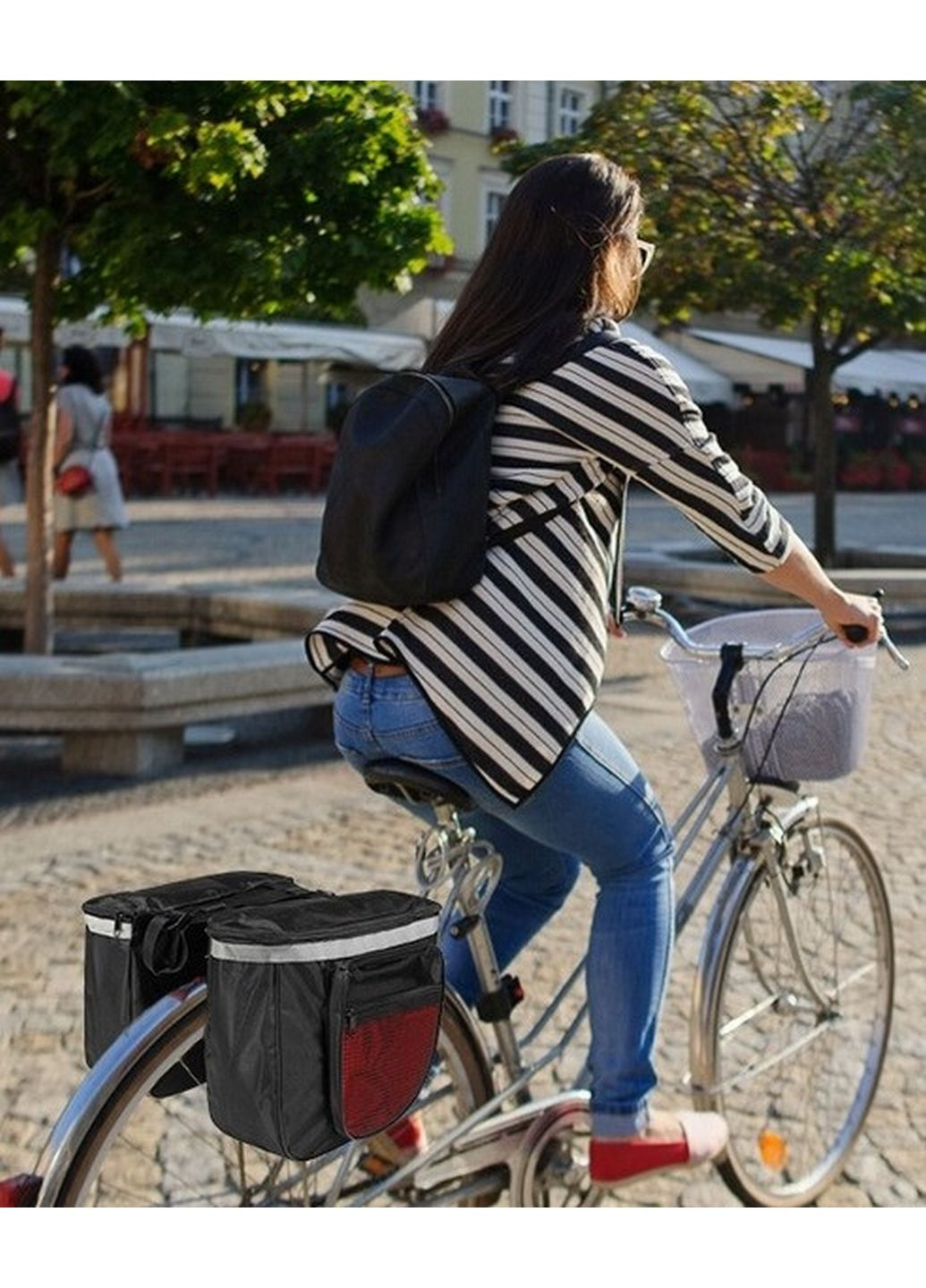 Велосипедна сумка на багажник, велоштани 28l No Brand (282583678)