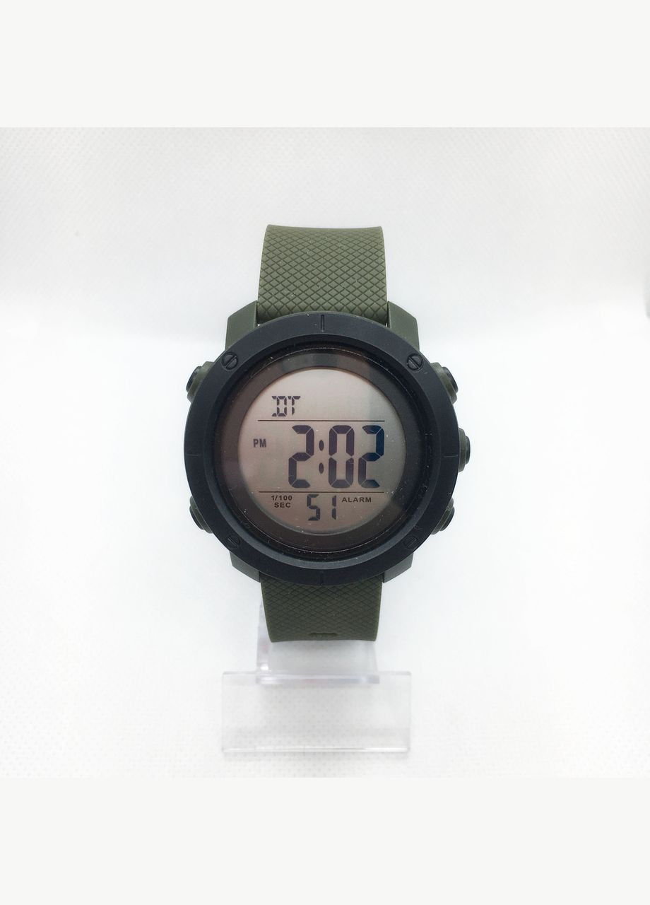 Годинник чоловічий спортивний водостійкий 1426 (Скмей) зелений з чорним ( код: IBW281GBO ) Skmei (323139149)