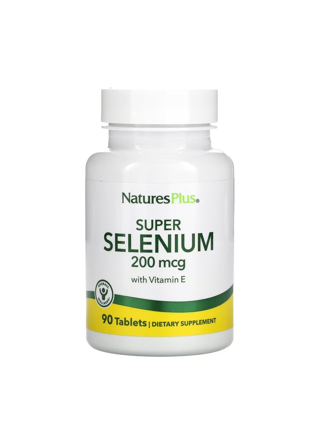 Super Selenium, высокоэффективный селен, 200 мкг, 90 таблеток Natures Plus (347600715)