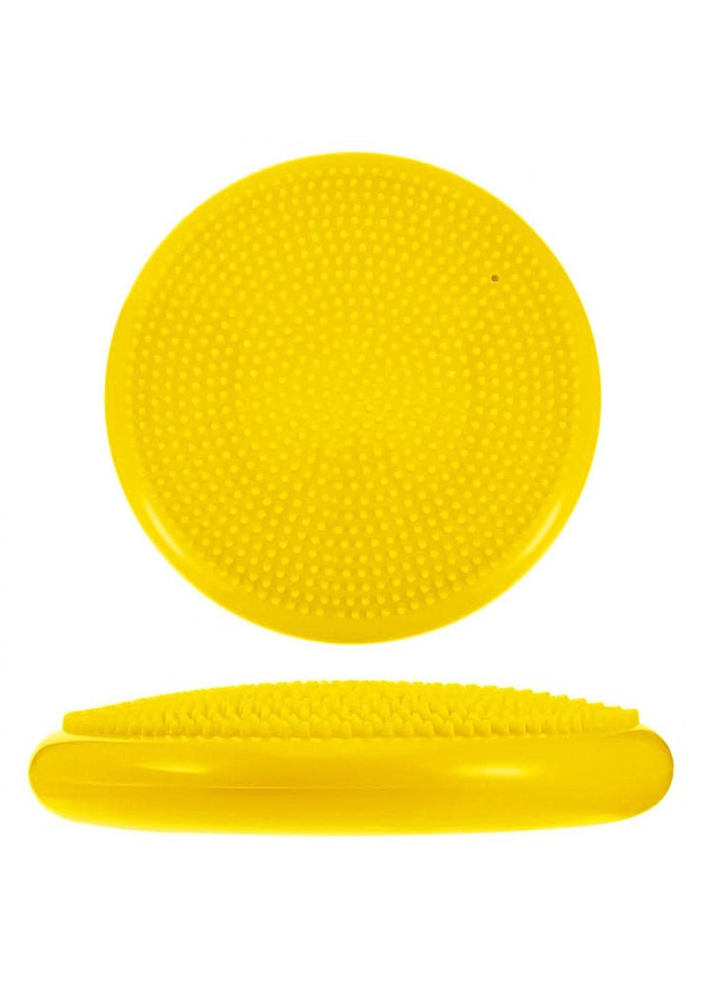 Балансировочная подушка (сенсомоторная) массажная FA1069 Yellow Springos (290252754)