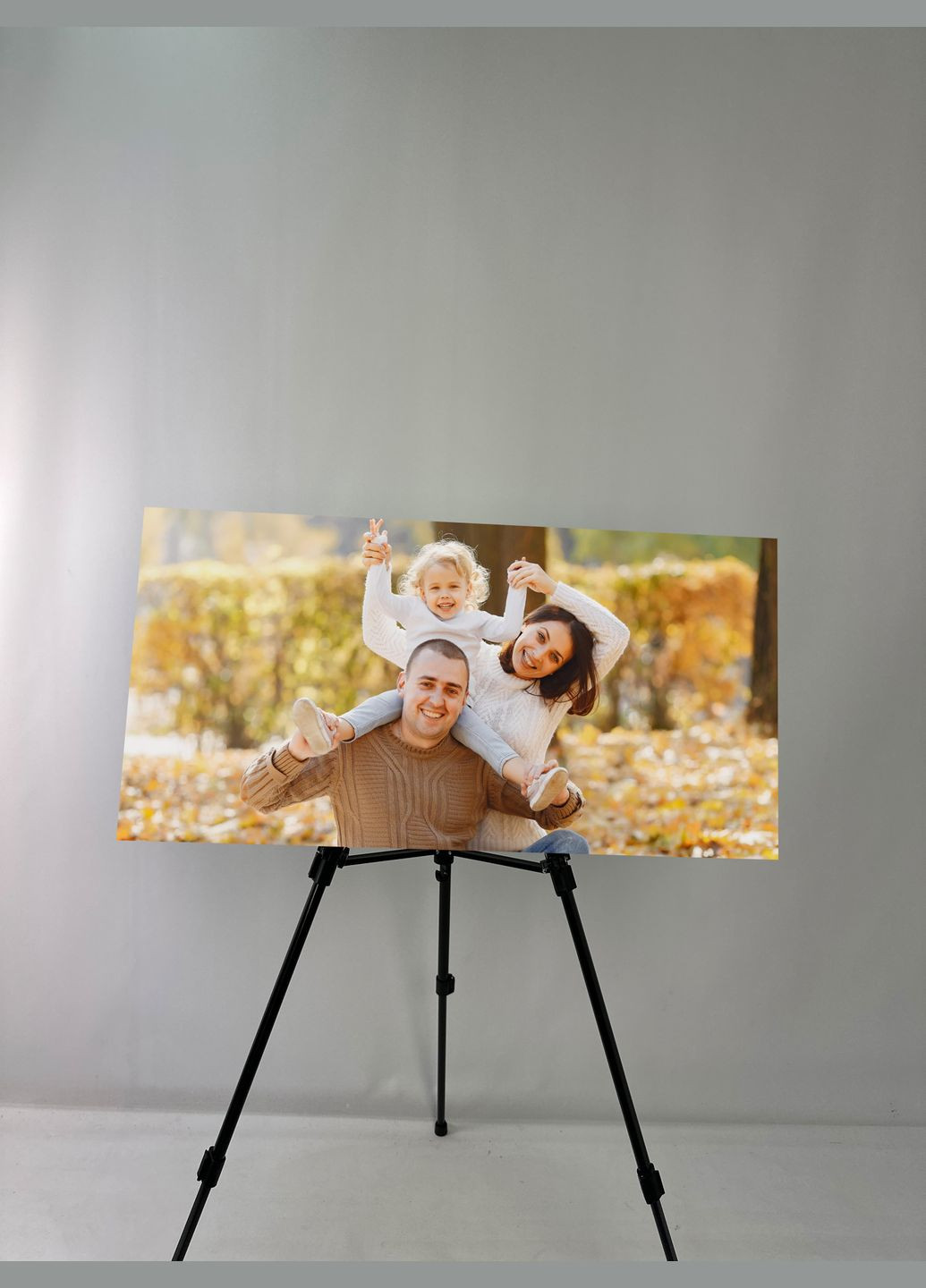 Картина на металле с принтом "Семья", 78/38см (1805) Hand Made (358896507)