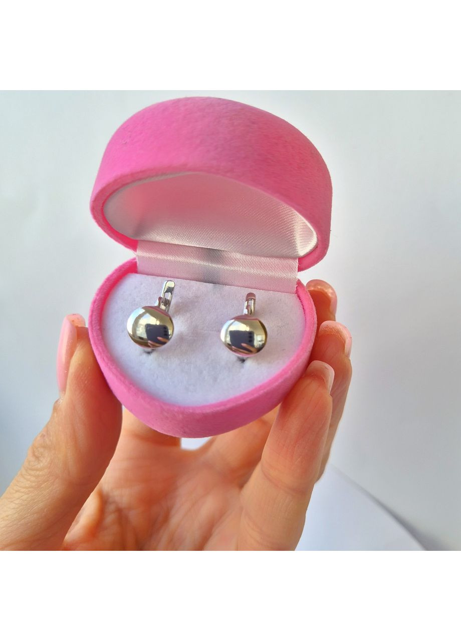 Серебряные серьги Монетки без камней серебро 925 пробы Родированное 51127р 2.70г No Brand (306742008)