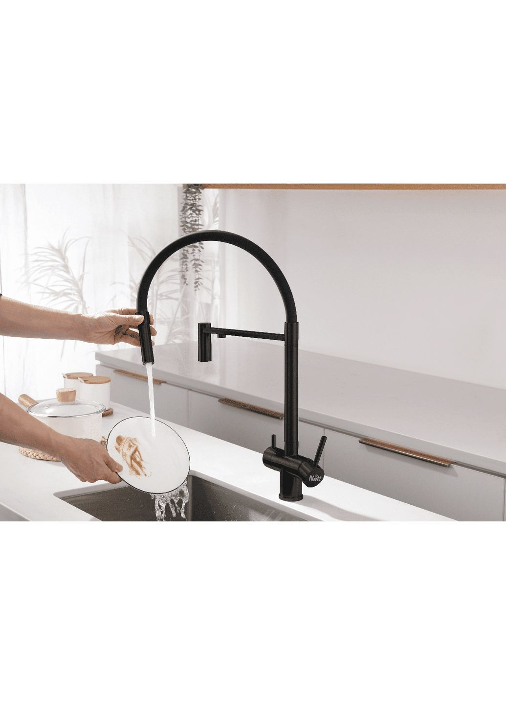 Змішувач з підключенням до фільтрованої води нержавіючий GFВ-56 Nett GFB-56 (352261561)