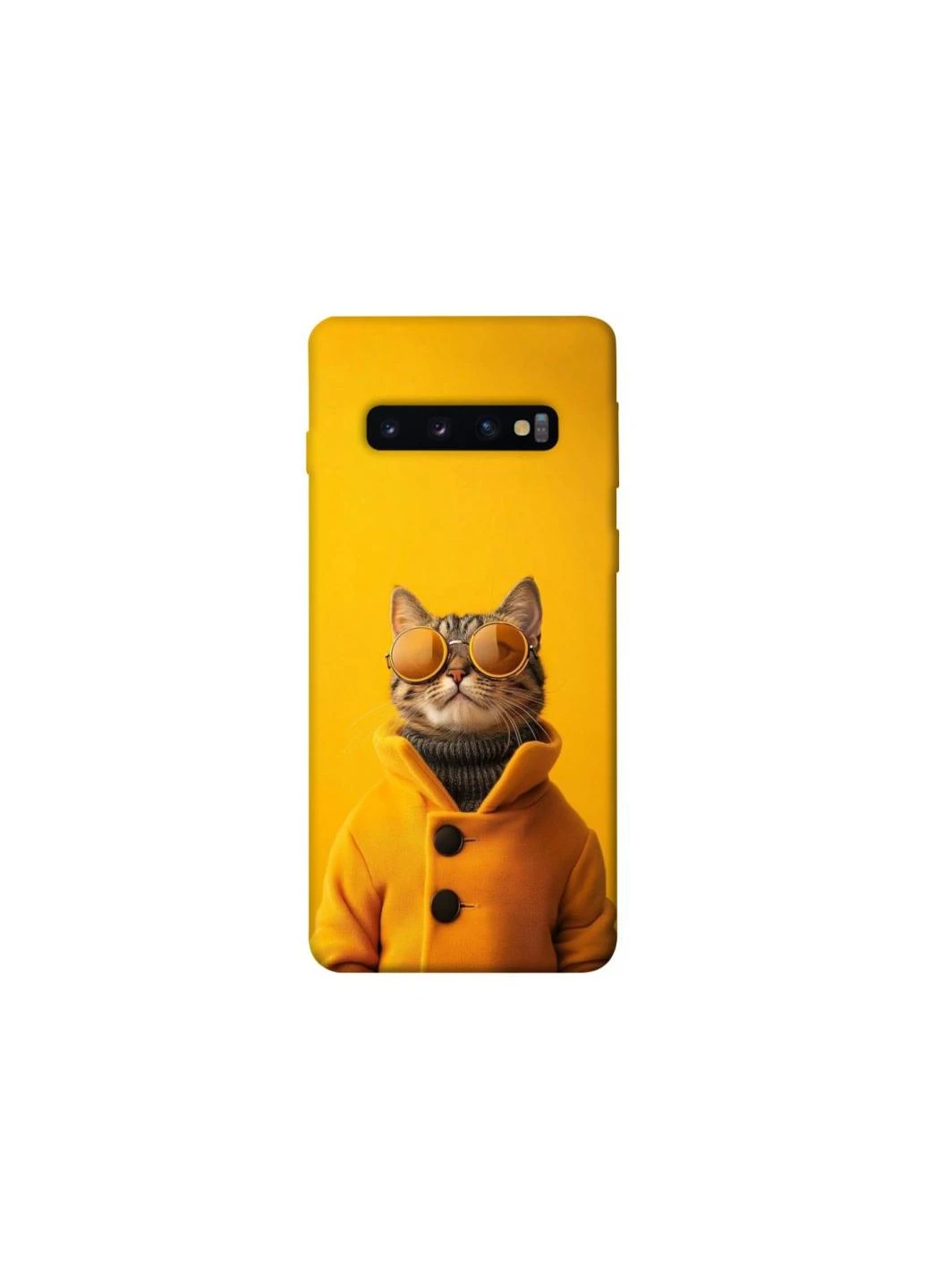 Чехол на Samsung Galaxy S10 Yellow Glasses Frontalka (354222429)