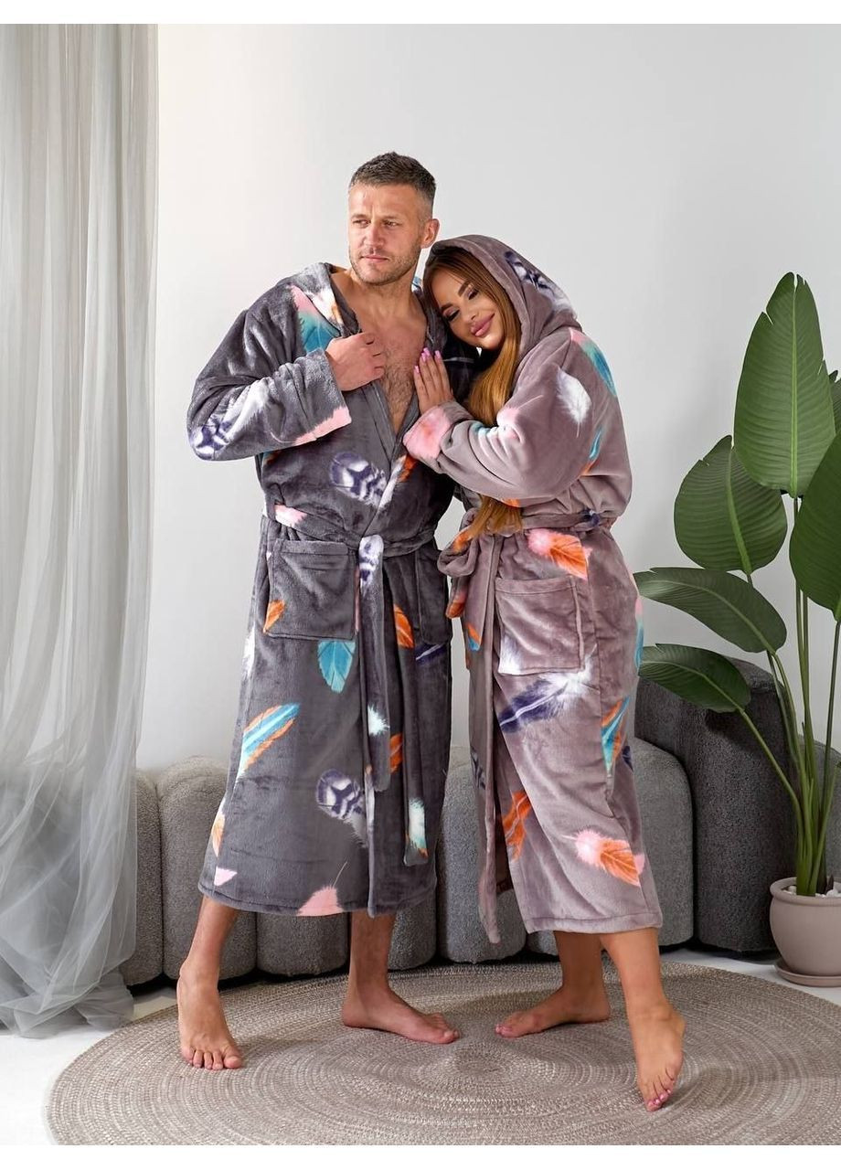 Мужской плюшевый халат Osoblyva (366288854)