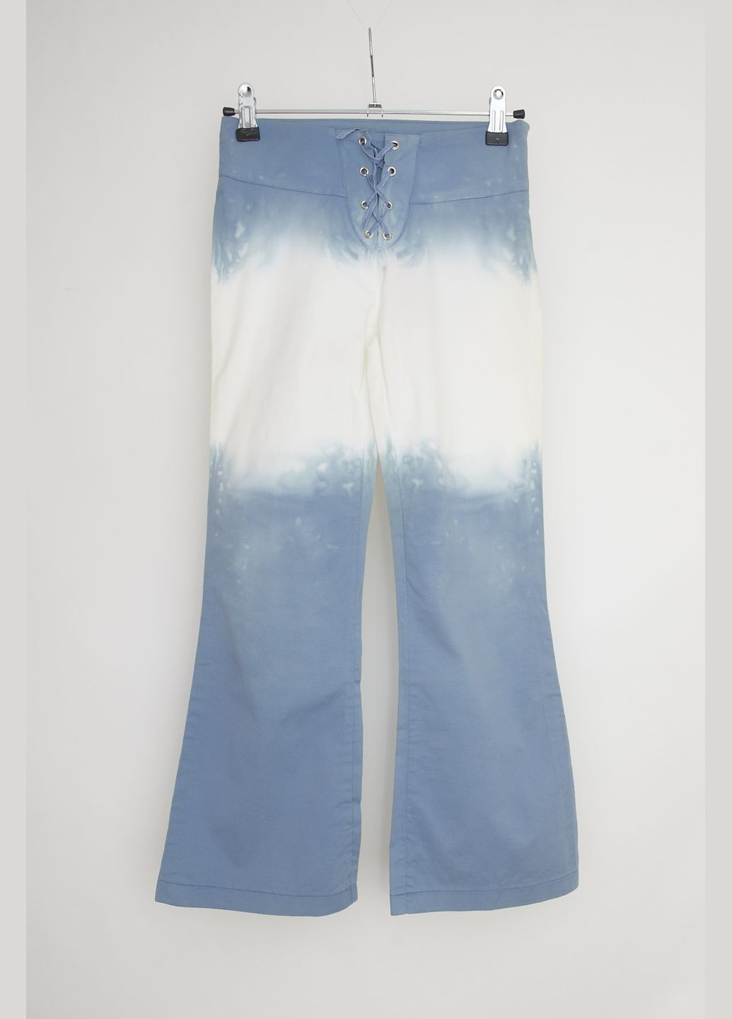 Голубые кэжуал летние брюки Mandarino