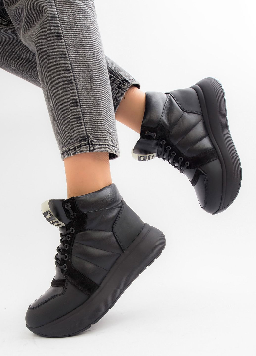 Кросівки жіночі Springer чорні демісезони (302715494)