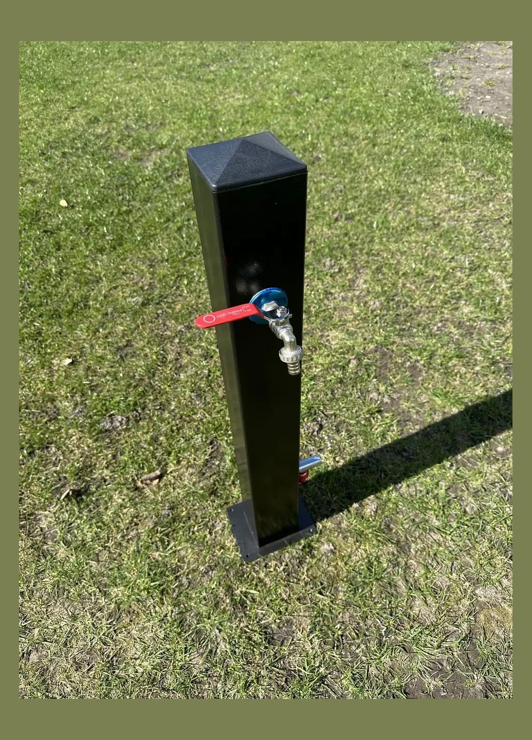 Садова колонка з 2 кранами для підключення до системи водопостачання No Brand (341084325)