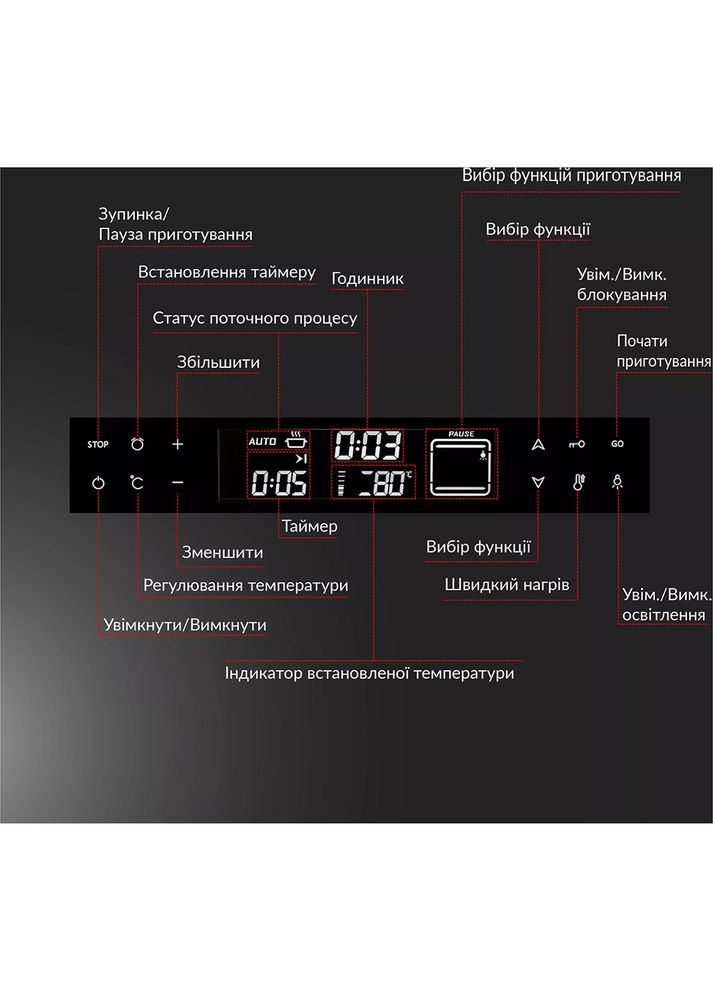 Духова шафа FTO6F11BK WEILOR (368902039)