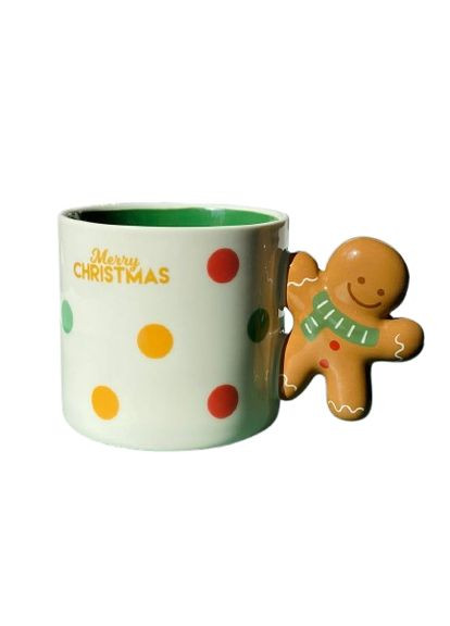 Новогодняя кружка 8030-296-3 керамика Сладкий год с декоративной ручкой 350 мл Olens (365605225)