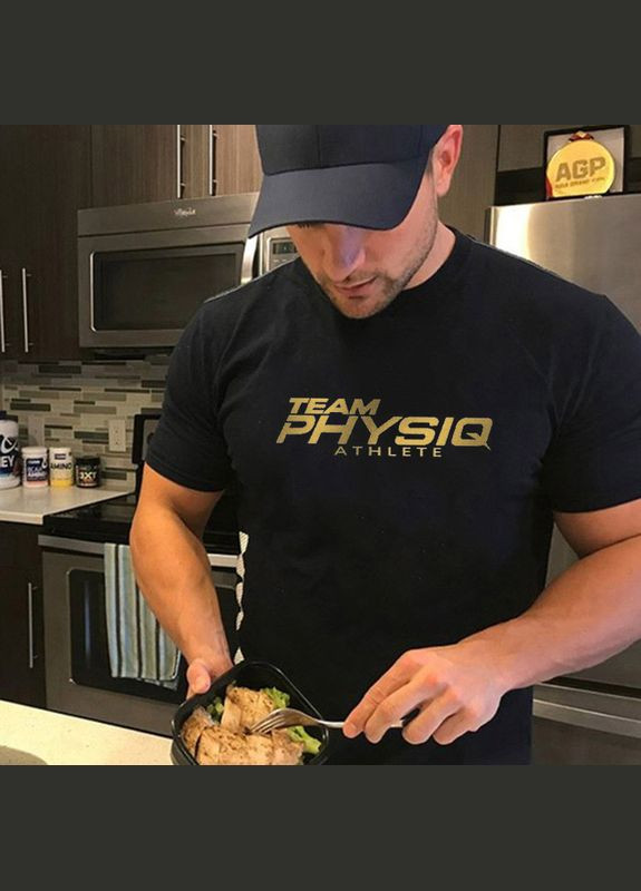 Чорна чоловіча футболка Sport Line