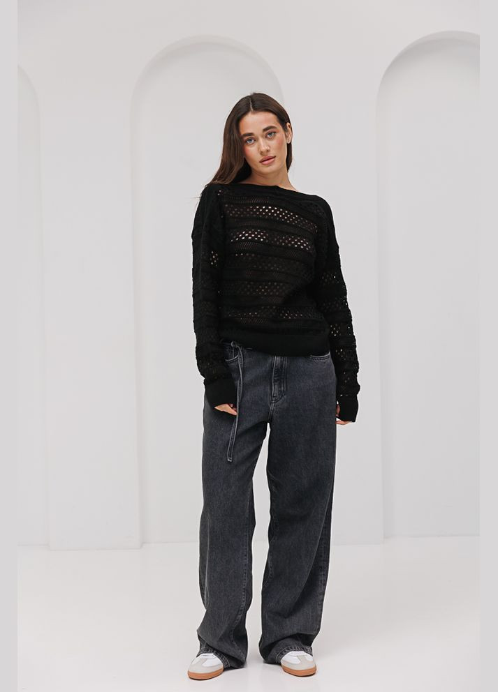 Черный демисезонный кардиган Arjen