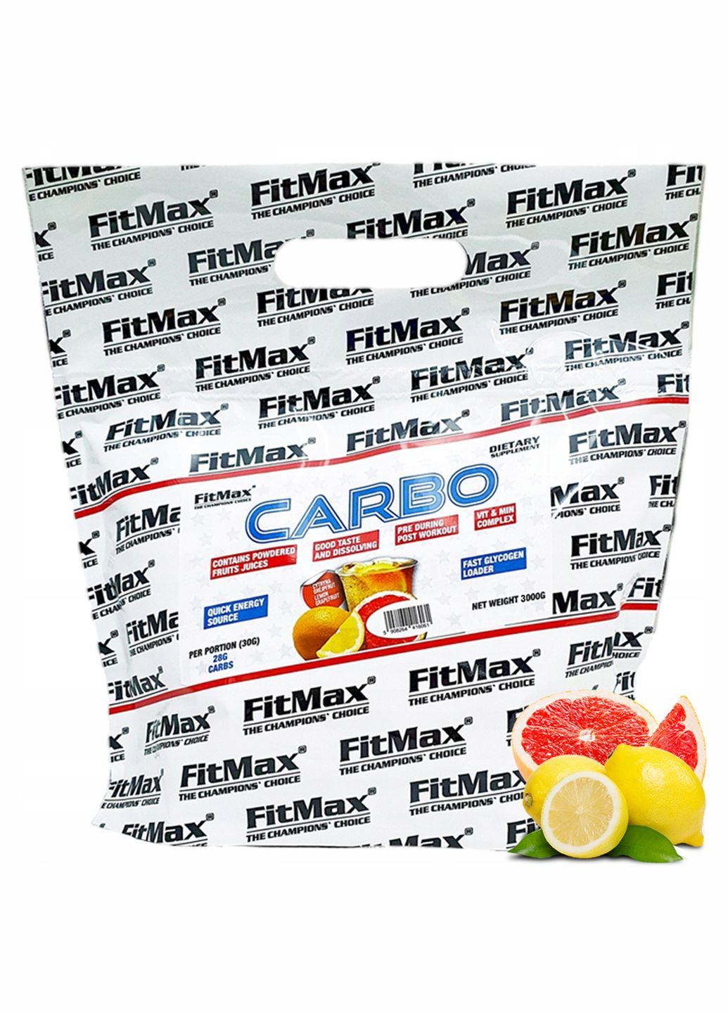 Гейнер Carbo 3000g (Lemon+grapefruit) FitMax (291848516)
