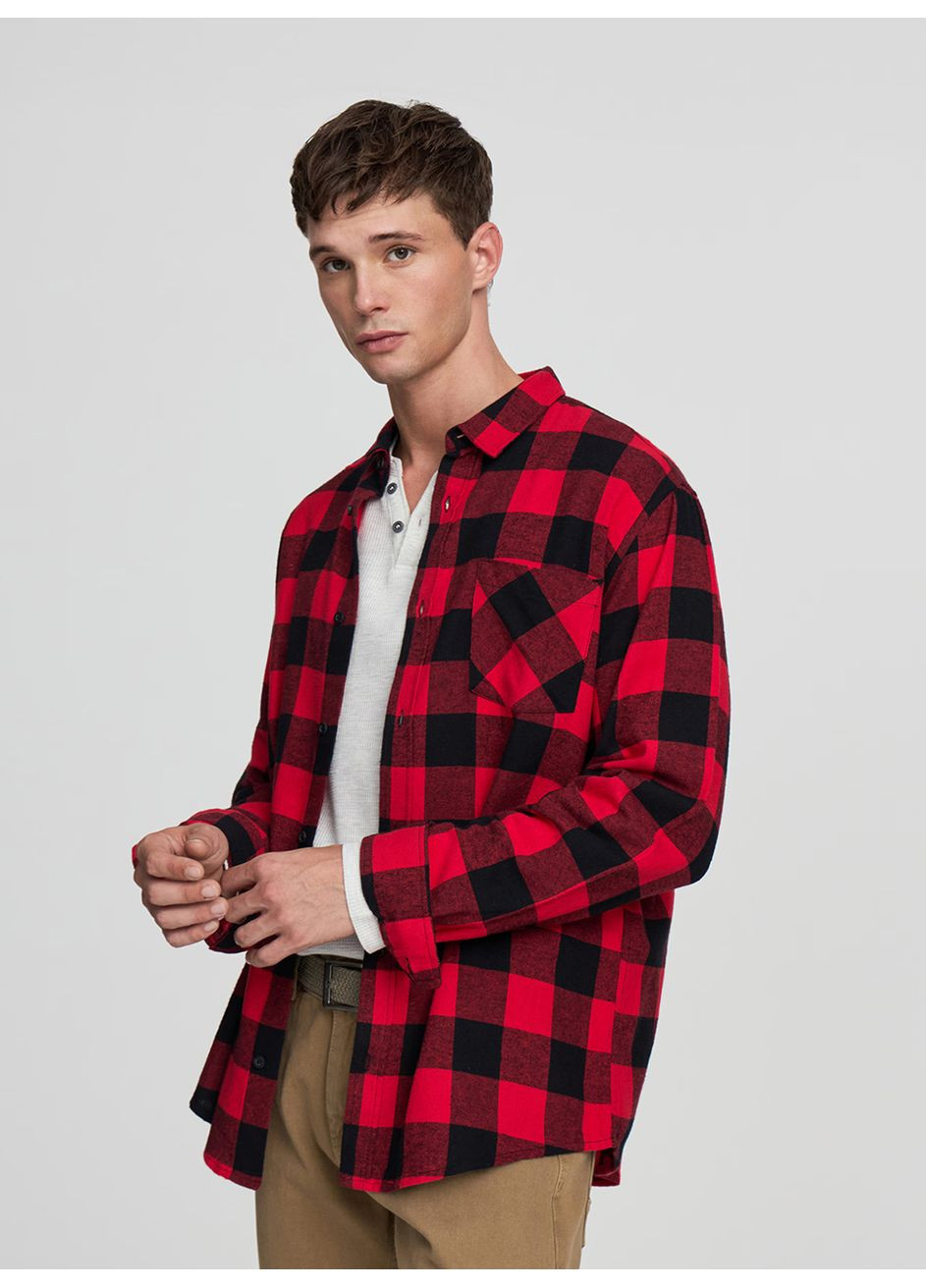 Красная рубашка Terranova