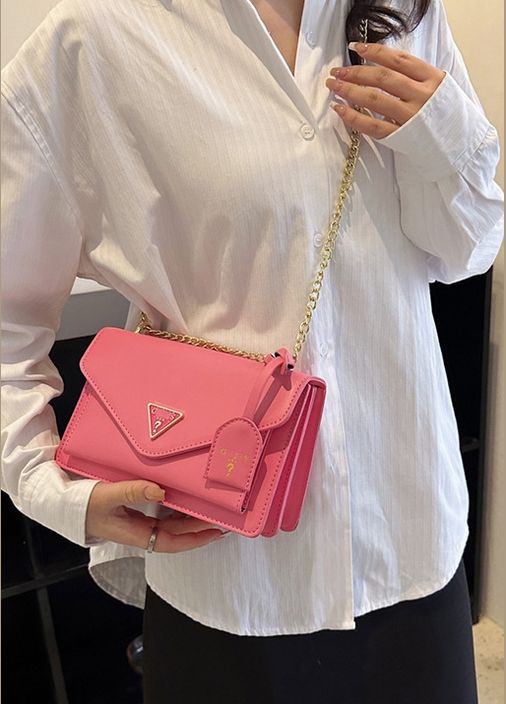 Женская сумка Guess 18091 кросс-боди розовая No Brand (295263015)