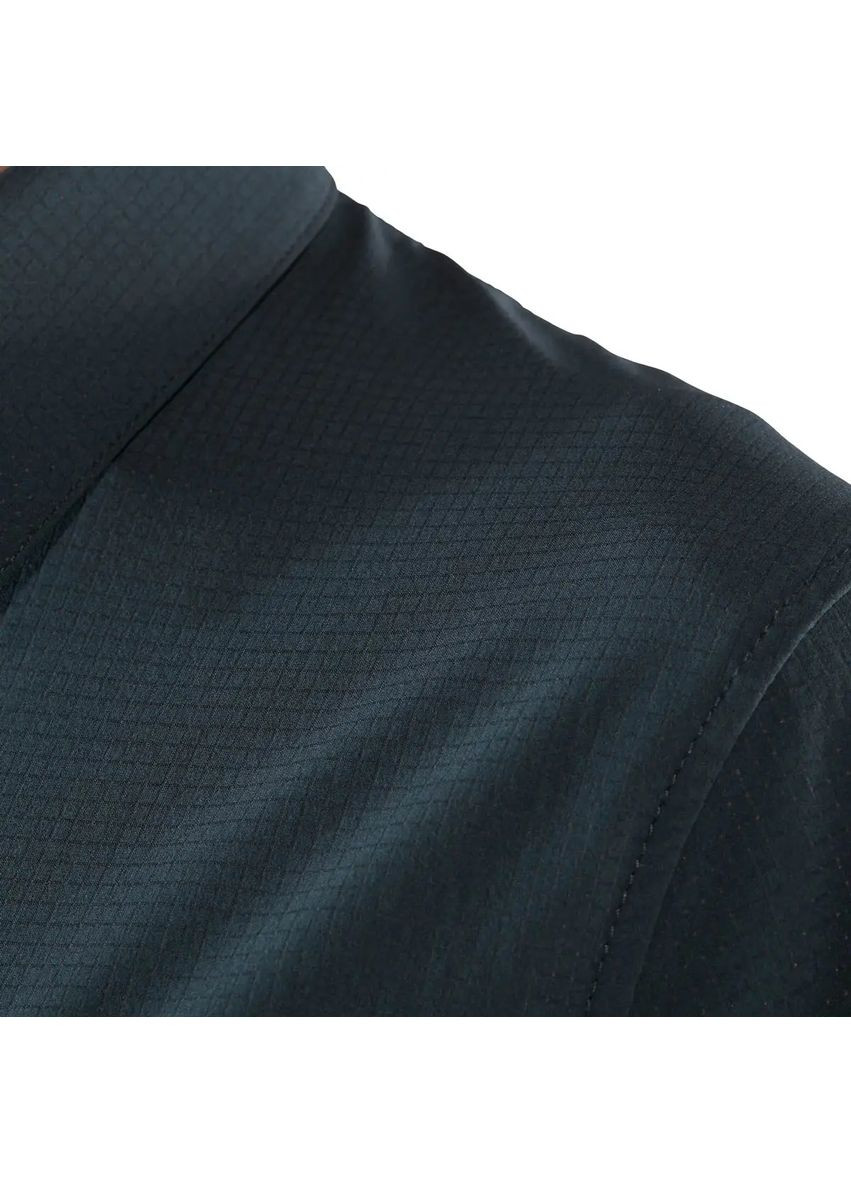 Синяя рубашка abisko trekking shirt ss dark navy Fjallraven