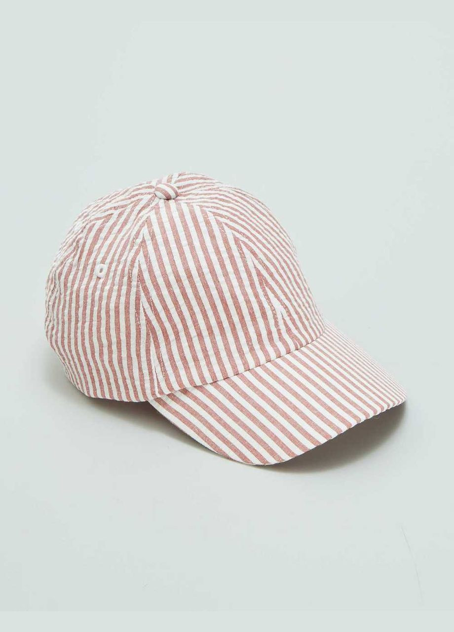 Кепка лето,белый в бордовую полоску, Kiabi (335984271)