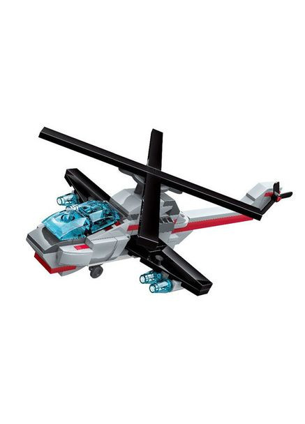 Конструктор 1418Q-1-8 військовий транспорт 74-101 деталь Вертоліт Qman (306435984)