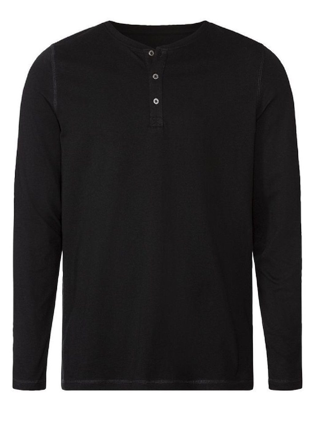 Чорна футболка з довгим рукавом з довгим рукавом Livergy