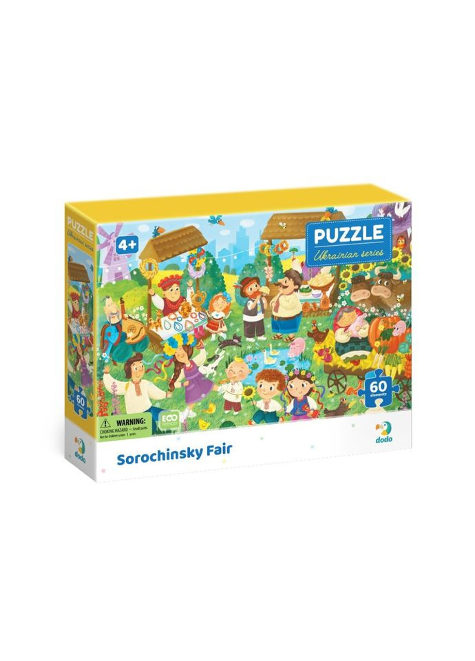 Пазл дитячий "Сорочинський Ярмарок" 300606, 60 елементів DoDo Toys (342025736)
