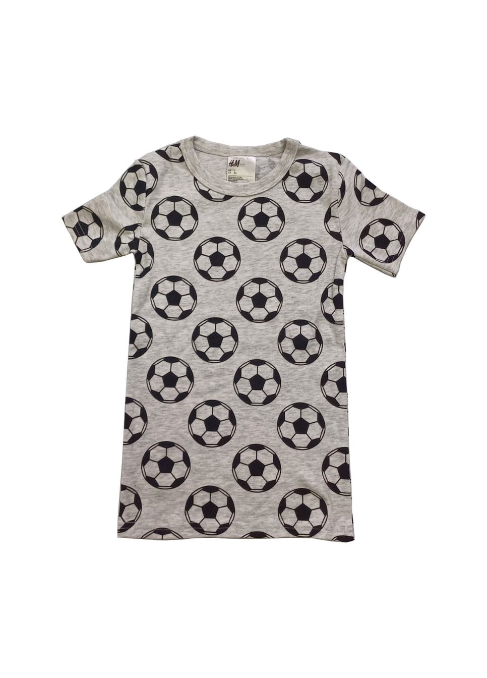 Серая летняя футболка H&M
