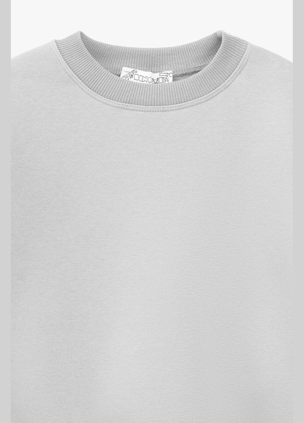 First Kids свитшот однотонный детский 3565 116 см серый shop (2000990828422) серый