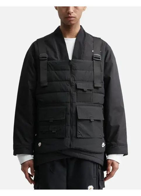 Куртка 2/1 x PEACEMINUSONE G-Dragon черная drill casual mens оригинал черная с жилеткой Cactus No Brand (366569907)