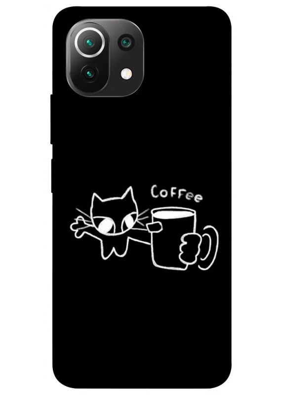 Чехол с принтом для Xiaomi Mi 11 Lite / для Ксяоми, сяоми, ксиоми ми 11 лайт Wake Up Call No Brand (338607878)