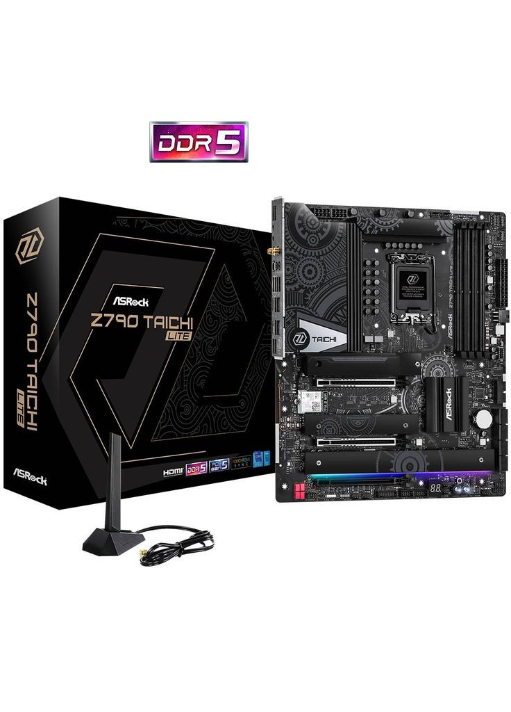 Z790 TAICHI LITE (1700/Z790, 4*DDR5, 3*PCIex16, HDMI/2TB4, 8xSATA, 5xM.2, 2.5+1Glan, ATX) ASRock (314749793)