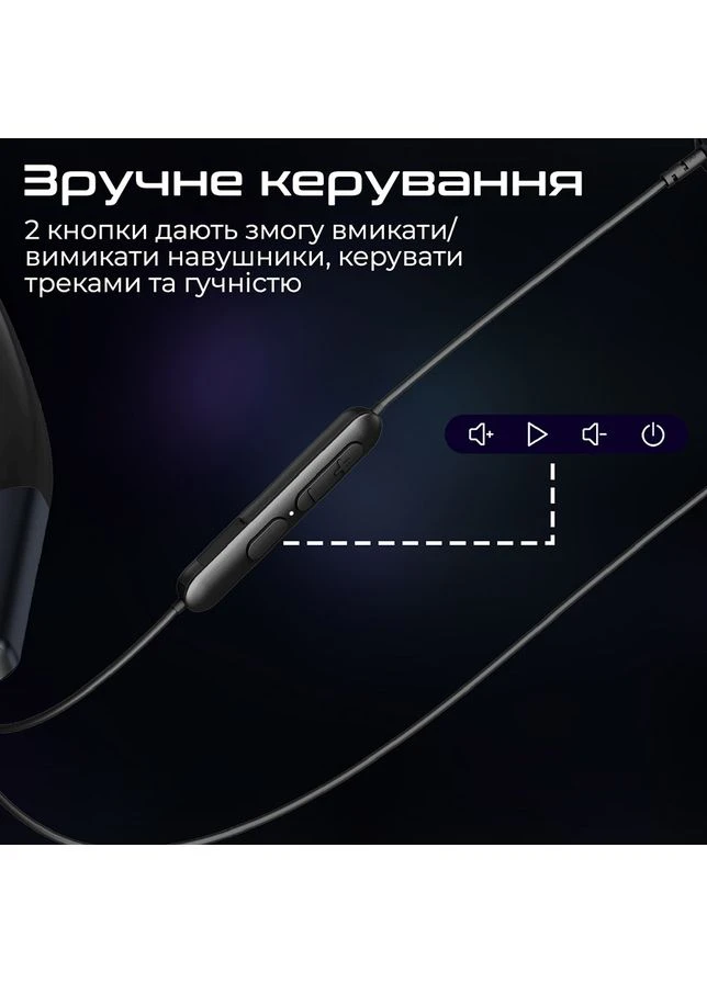 Гарнітура Leap-200H Black (leap-200h.black) Promate (323581763)