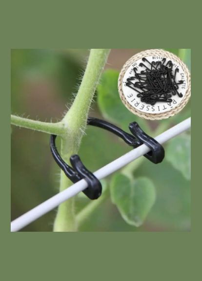 Зажим-крючок для подвязки виноградной лозы, 100шт. (2,5-3,2мм) No Brand (330823683)
