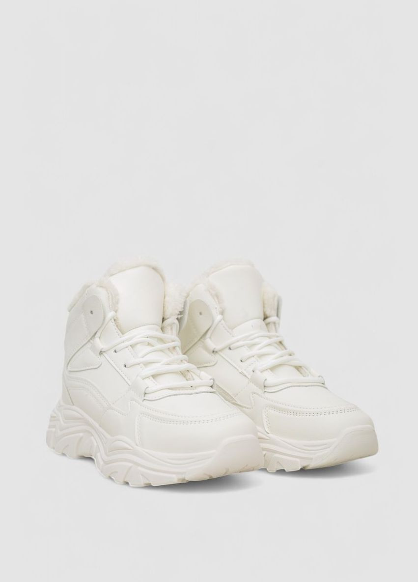 Кроссовки женские зимние на меху Ager 248RDM06 белые демисезоны (339597311)