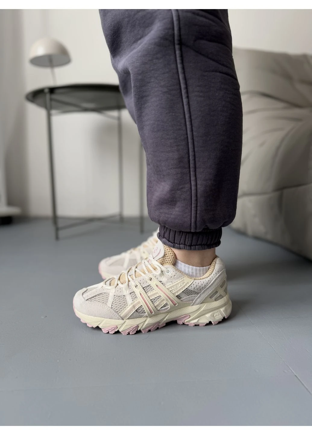 Рожеві літні кросівки asics gel-sonoma 15-50 beige pink асікс гель сонома рожеві No Brand