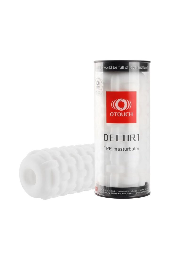 Мастурбатор DECOR 1-A, утолщенный TPE, эффект всасывания, спиральные выступы Otouch (335387517)