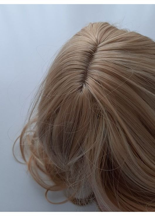Парик мелированый блонд волнистые волосы No Brand (368787583)