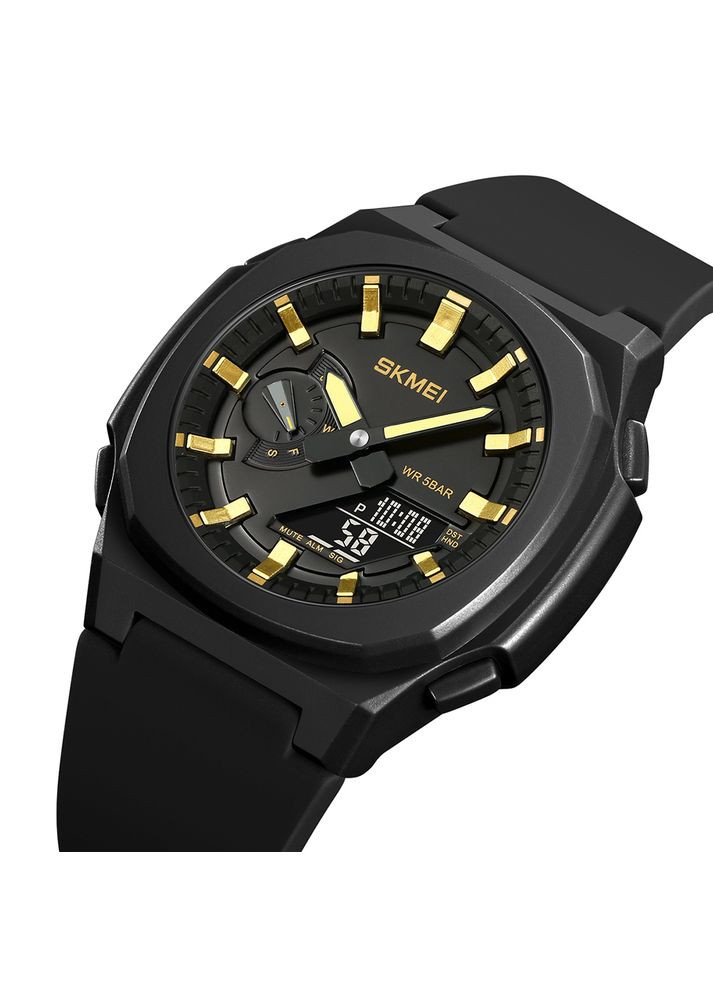 2091BKGDBK Black-Gold-Black Skmei (341336947)
