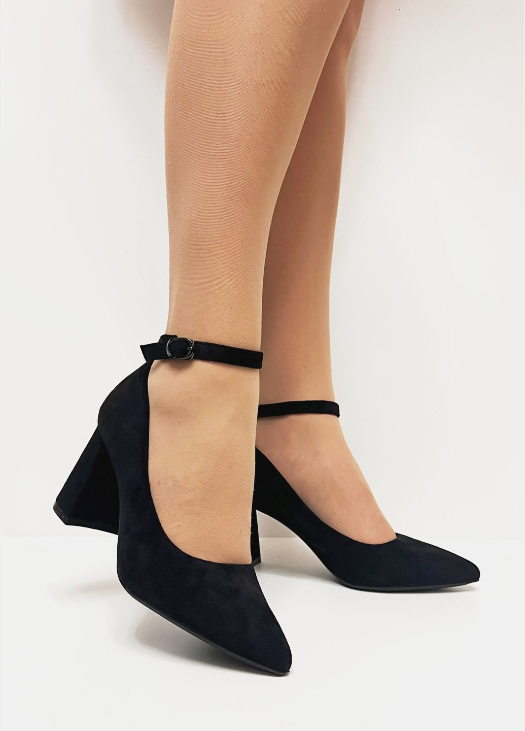 Meideli Туфлі жіночі туфлі-човники чорний з штучна замша, — всесезон (333955137)