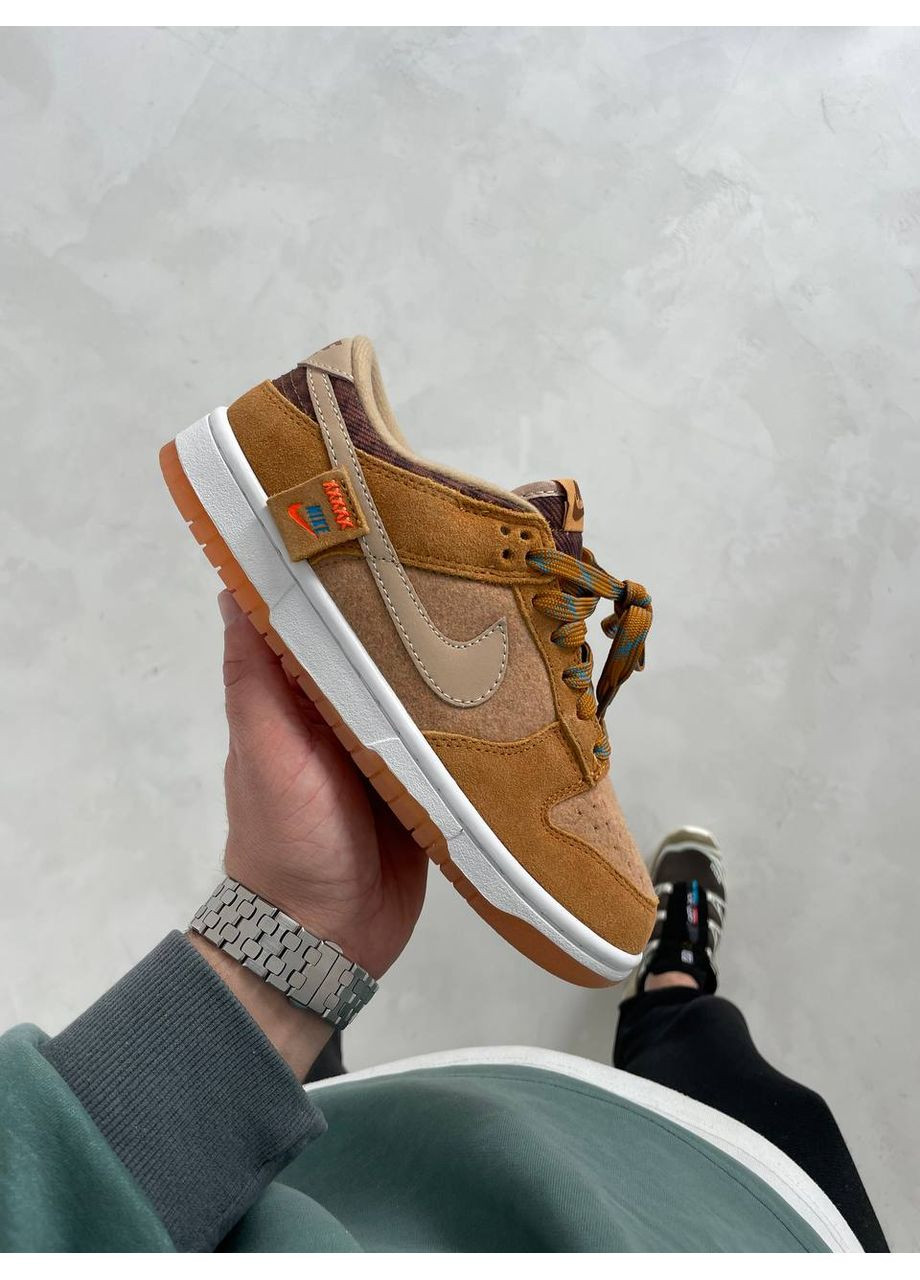 Комбіновані Осінні кросівки чоловічі nike dunk low teddy bear найк сб данк No Brand