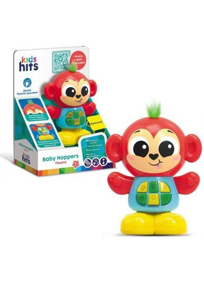 Музична розвиваюча іграшка "Чарівні звірята: Мавпочка Baby Hoppers" (укр) (245615) Kids Hits (361080420)