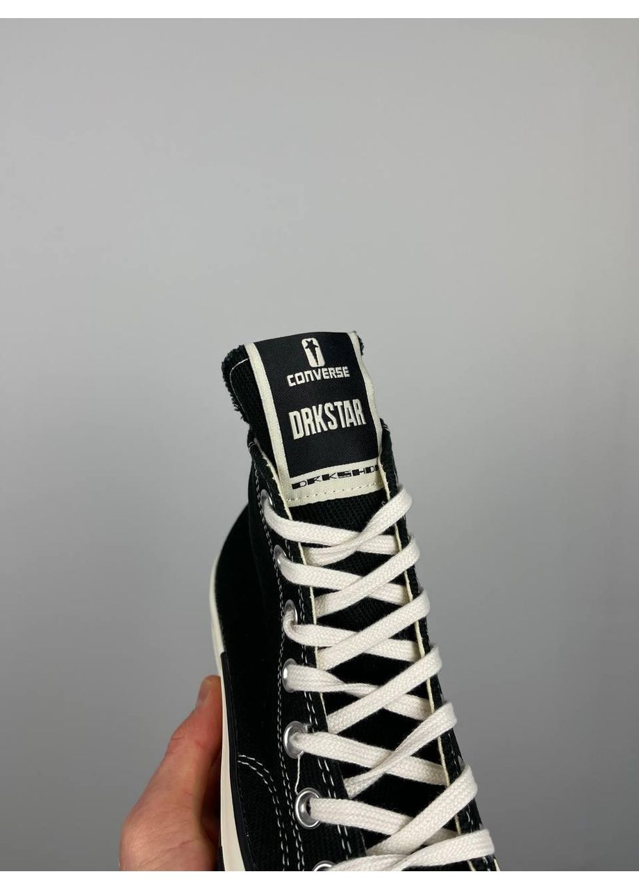 КЕДИ ЖІНОЧІ CONVERSE DRKSTAR X RICK OWENS КОНВЕРС No Brand чорні демісезони (368858303)