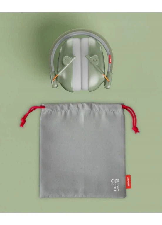Muffy Kids Green — дитячі протишумні навушники 25 дБ (SNR), захист слуху для дітей 5–16 років, зелені Alpine (381108401)