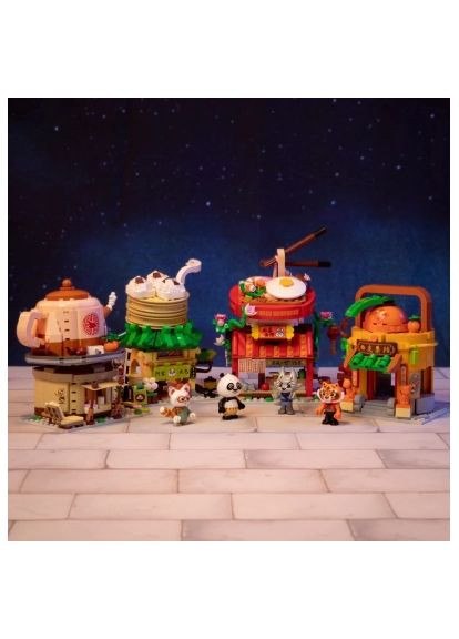 Конструктор Kung Fu Panda Кунгфу Панда Міні Вид на вулицю - Чайна лавка Шифу (86507) Pantasy Kung Fu Panda Кунгфу Панда Міні Вид на вулицю - Ча (366699839)