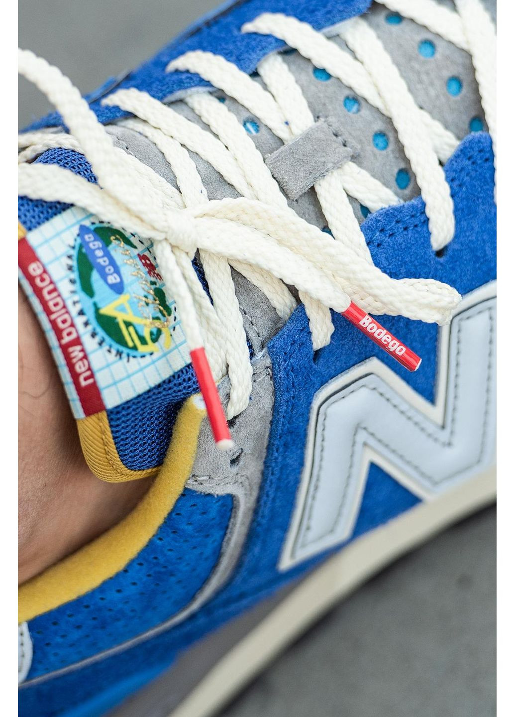 КРОСІВКИ ЖІНОЧІ NEW BALANCE 574 X BODEGA НЬЮ БЕЛАНС 574 No Brand білі демісезони (367169101)
