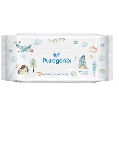 Влажные салфетки для детей, 80 шт Puregenix (287339494)