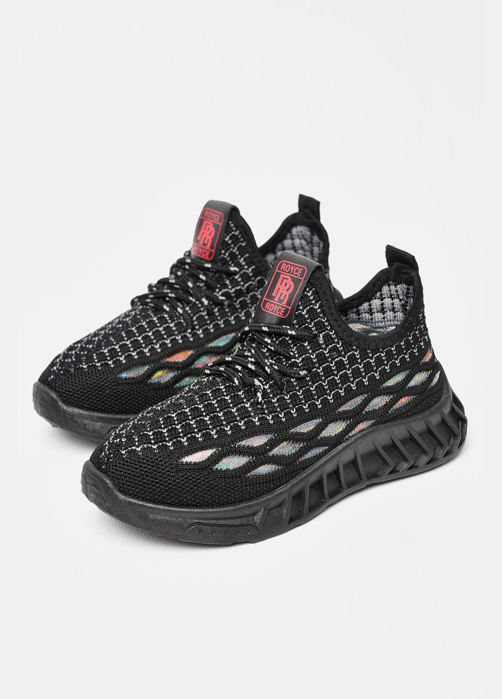 Черные демисезонные кроссовки детские для мальчика текстильные черного цвета Let's Shop