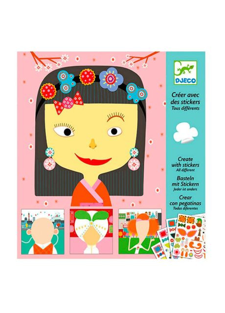 Художній комплект з наклейками Каламбур (DJ08934) Djeco (370264547)