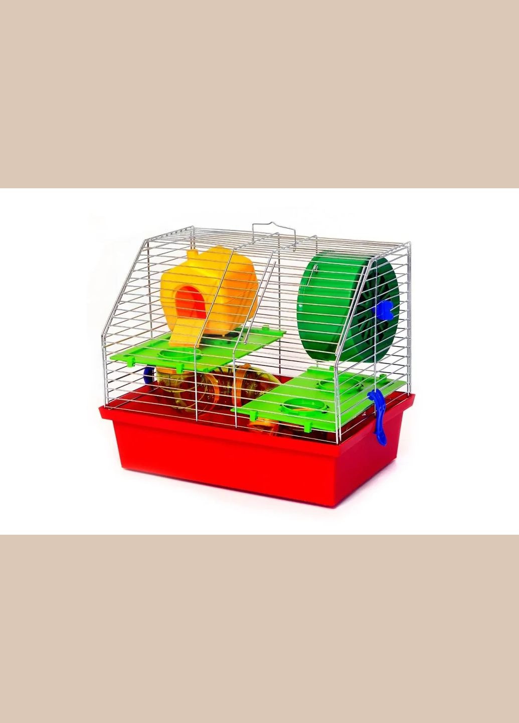 Клітка для гризунів "ВІЛЛА ЛЮКС 2" фарба, колір мікс, 335х225х282 мм (*) Лорі (304424326)