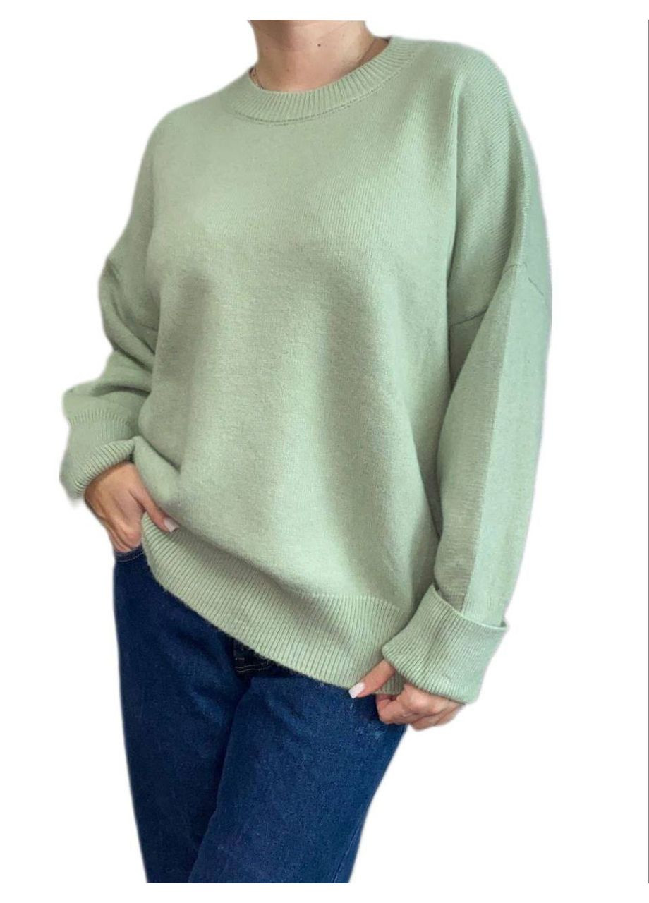 М'ятний демісезонний светр Berta Lucci