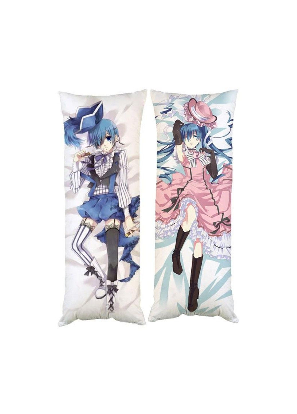 Подушка дакимакура Сиэль Тёмный Дворецкий декоративная ростовая подушка для обнимания двусторонняя No Brand (328315308)