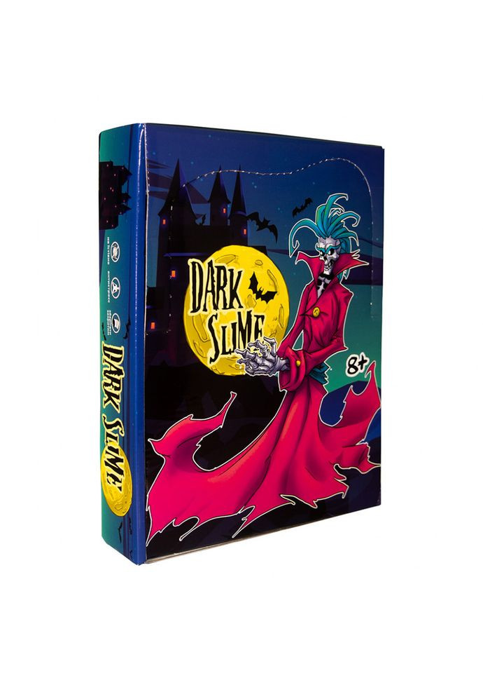 Слайм "Dark slime - з декором" 71829 (укр.) - 0,100 кг Strateg (307827043)